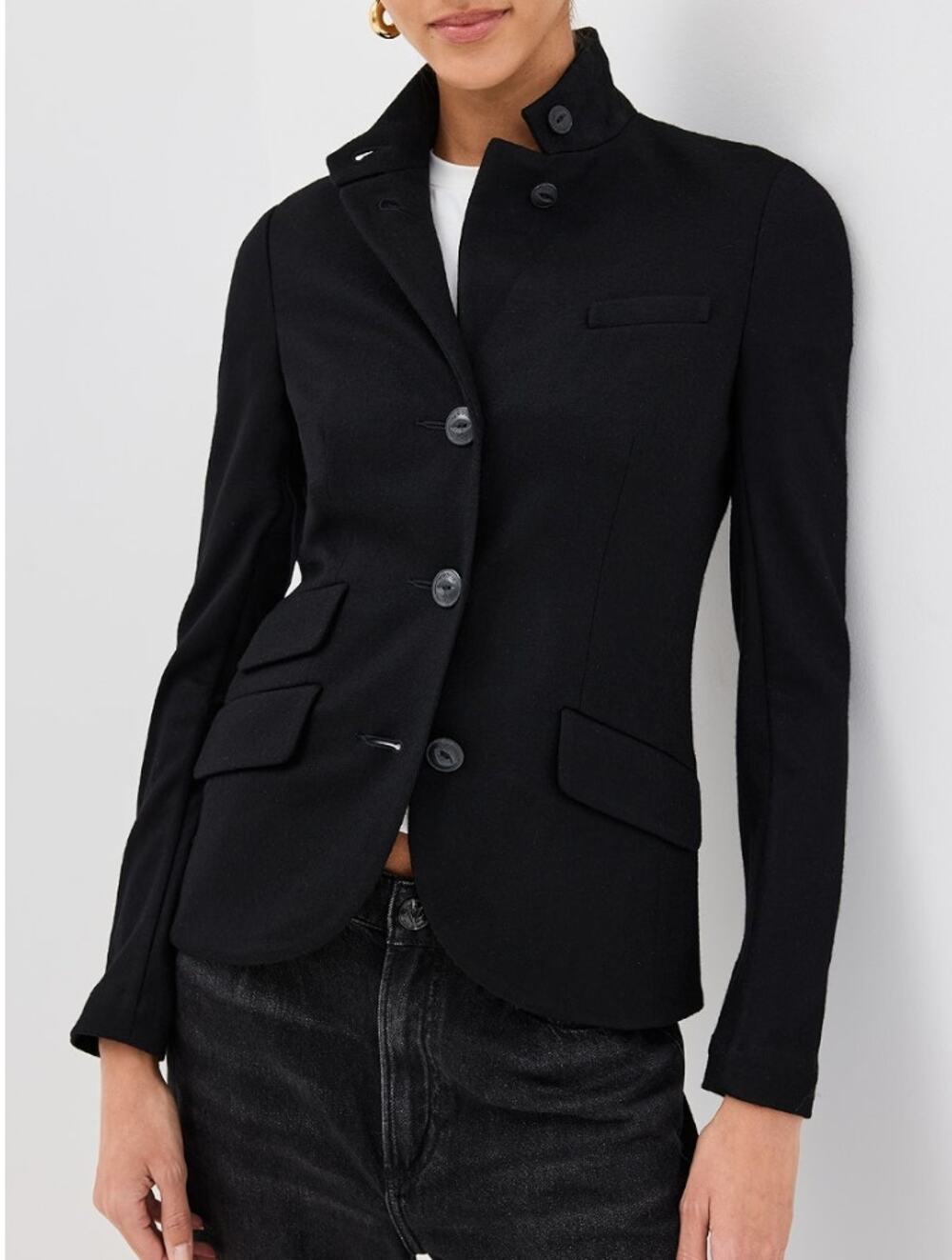 Rag & Bone Slade Wool Blazer Jacket Black 4